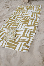Load image into Gallery viewer, Sand Free Towel Brown Aztec